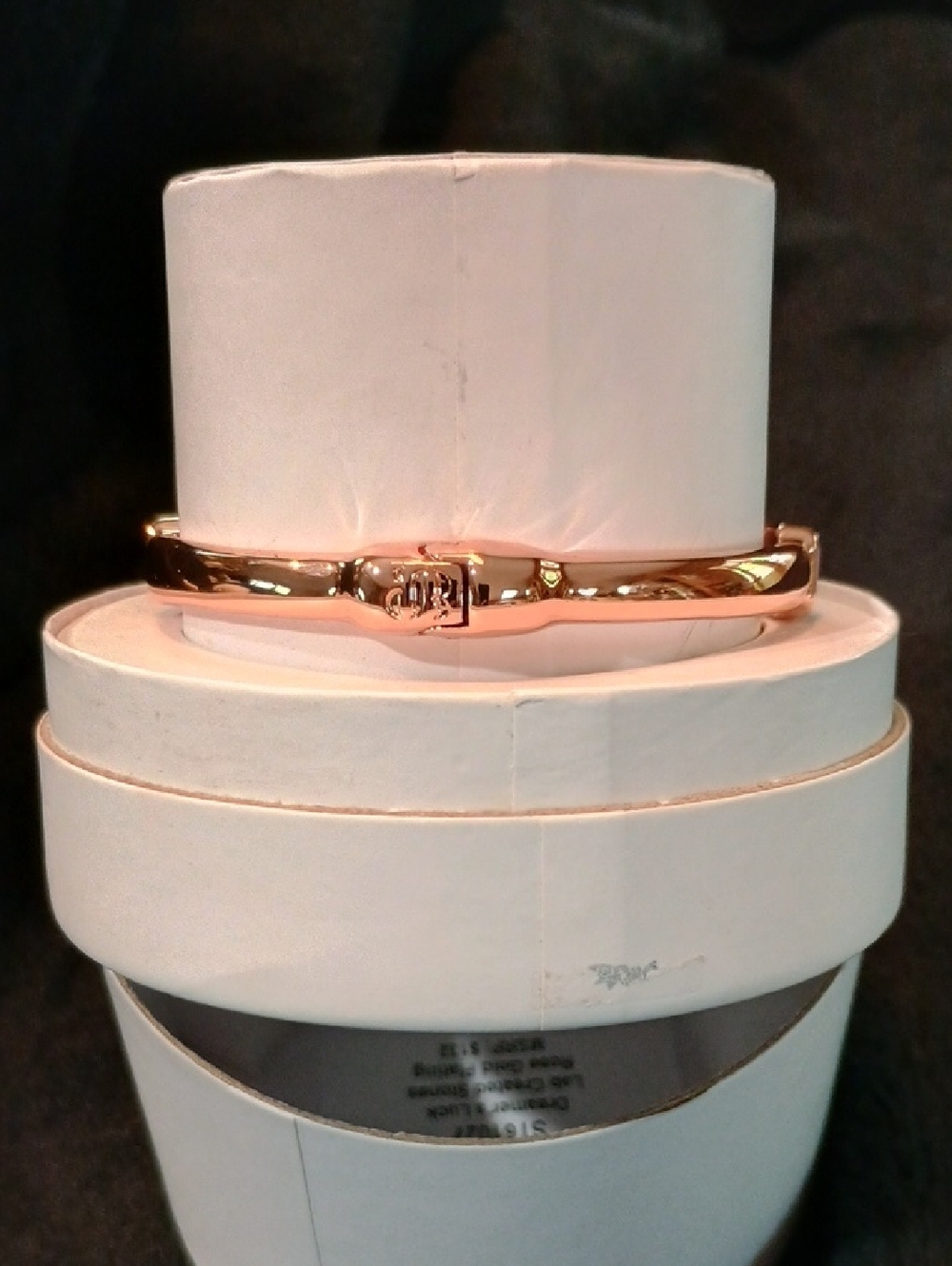 Rose Gold Charm Bracelet Set with Blue and Clear Stones - - Picture 10 of 10